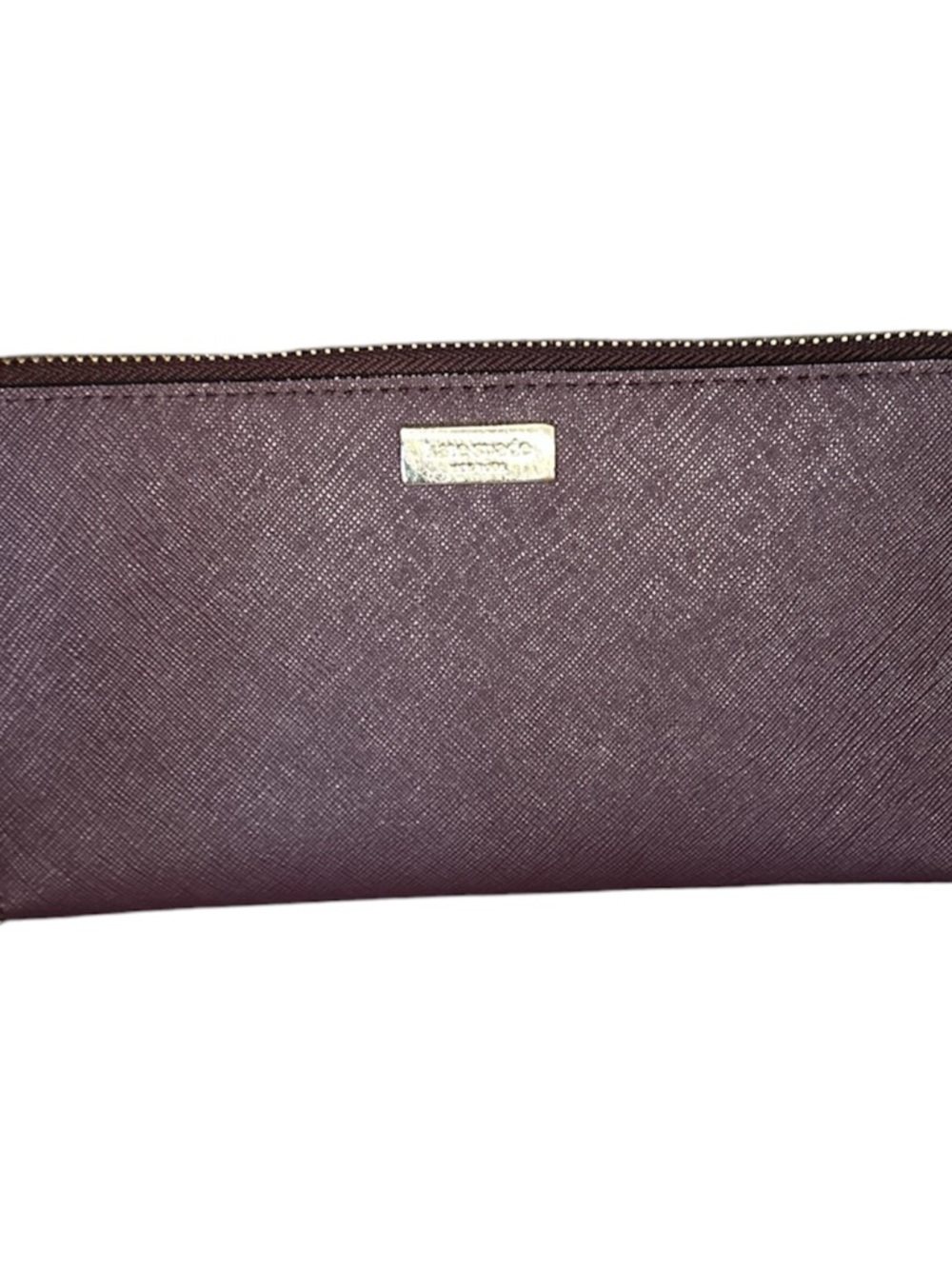 Kate spade Neda Laurel way zip around continental Saffiano leather wallet